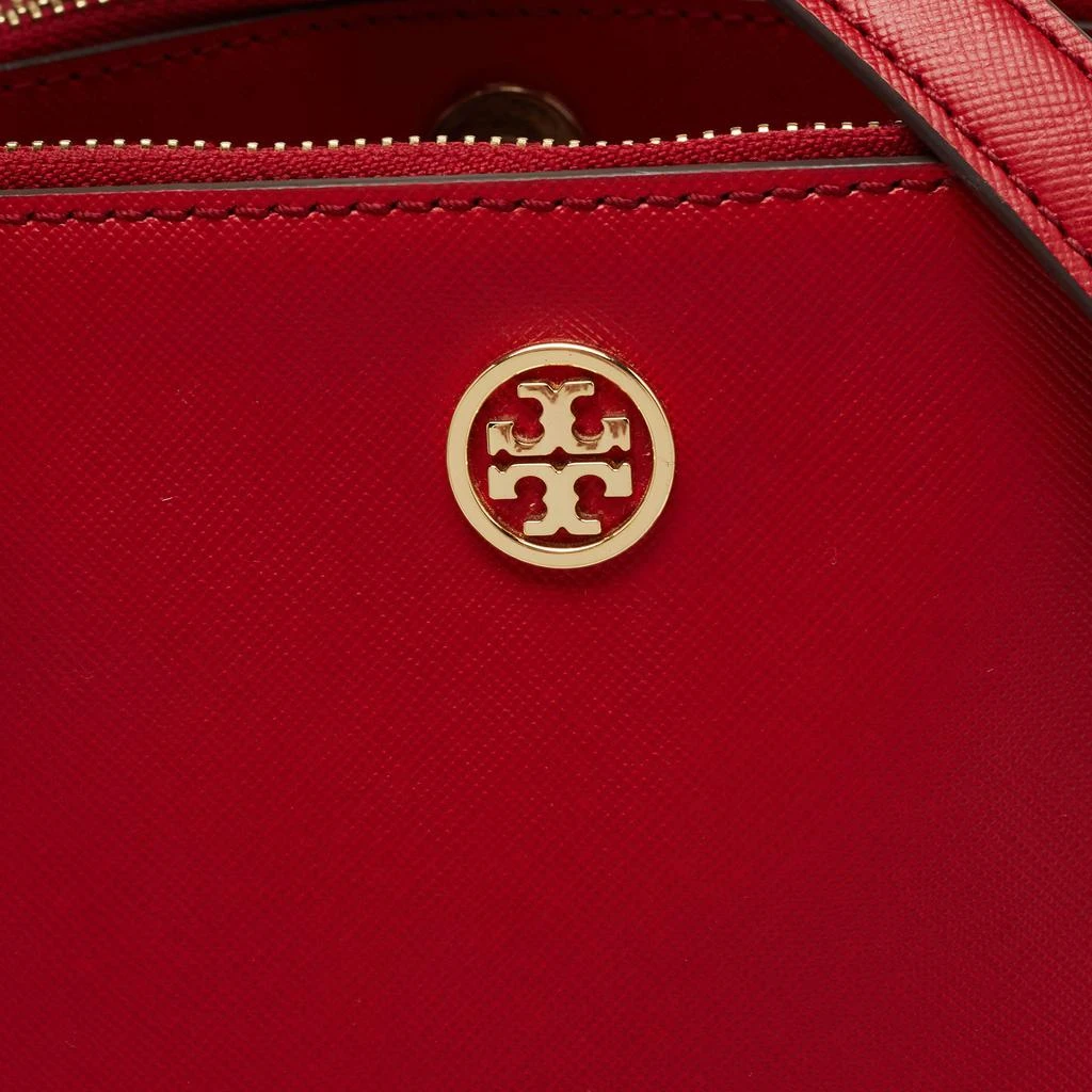 商品[二手商品] Tory Burch|Tory Burch Red Leather Robinson Double Zip Tote,价格¥1632,第5张图片详细描述