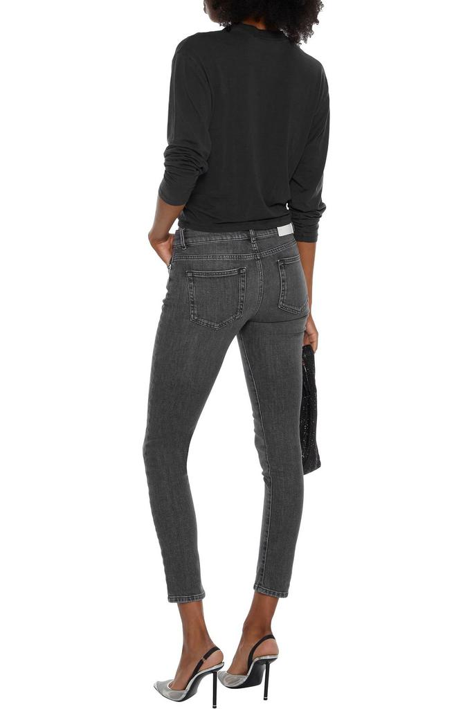 Tober cropped low-rise skinny jeans商品第3张图片规格展示