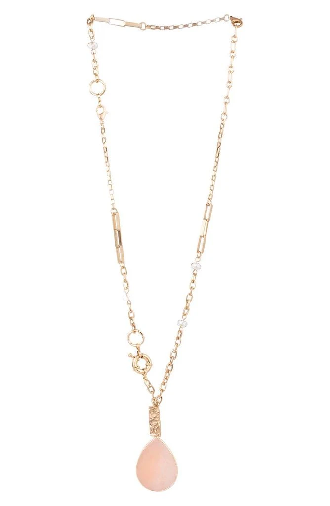 商品SAACHI|Gemstone Chain & Pendant Necklace,价格¥354,第1张图片