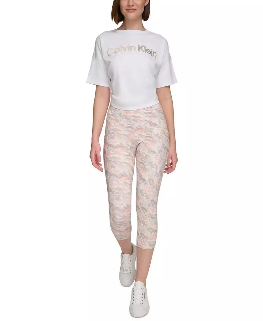 商品Calvin Klein|Women's Printed High-Waist Leggings,价格¥368,第1张图片