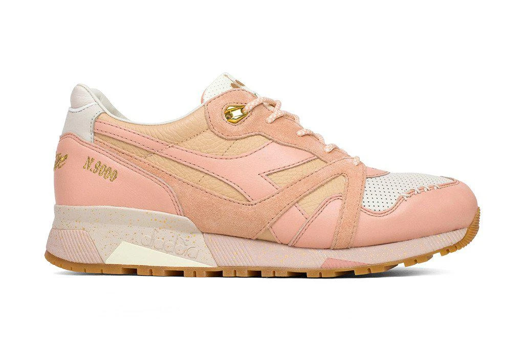 商品Diadora|Feature x Diadora N9000 'Strawberry' - Peach Nougat,价格¥1116,第1张图片