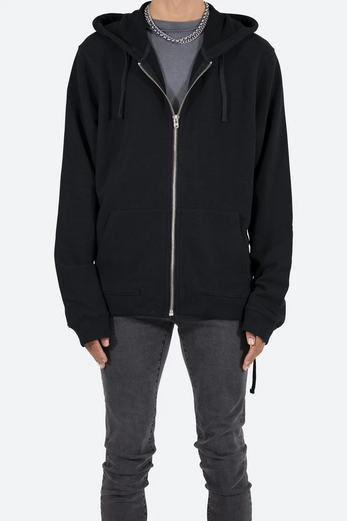 Laced Zip Up Hoodie - Black 商品