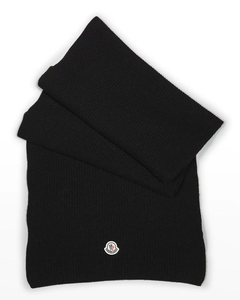 商品Moncler|Men's Cashmere-Wool Scarf,价格¥4600,第2张图片详细描述