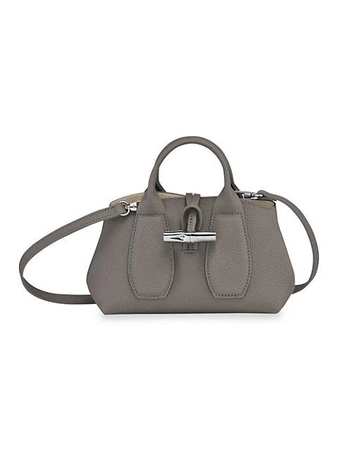 商品Longchamp|XS Roseau Leather Top Handle Bag,价格¥1434,第1张图片