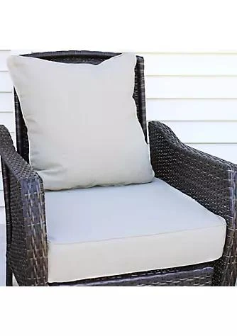商品belk|Decor Indoor Outdoor Polyester Back And Seat Cushions   Beige,价格¥499,第1张图片