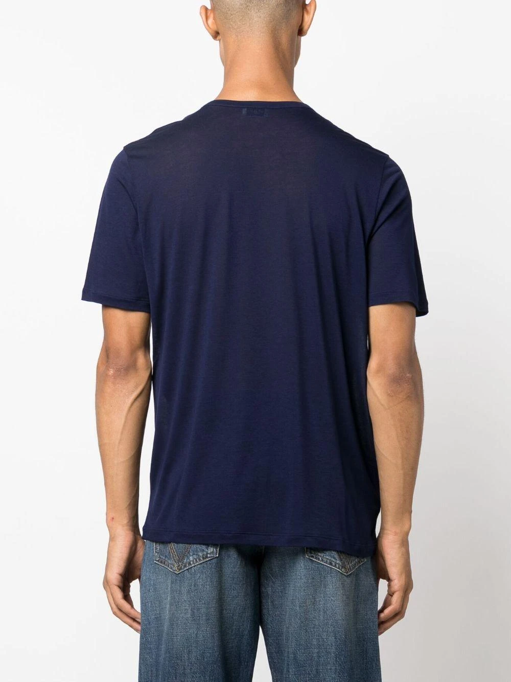 商品Yves Saint Laurent|Yves Saint Laurent 男士T恤 749102Y37IL4573 蓝色,价格¥2617,第4张图片详细描述