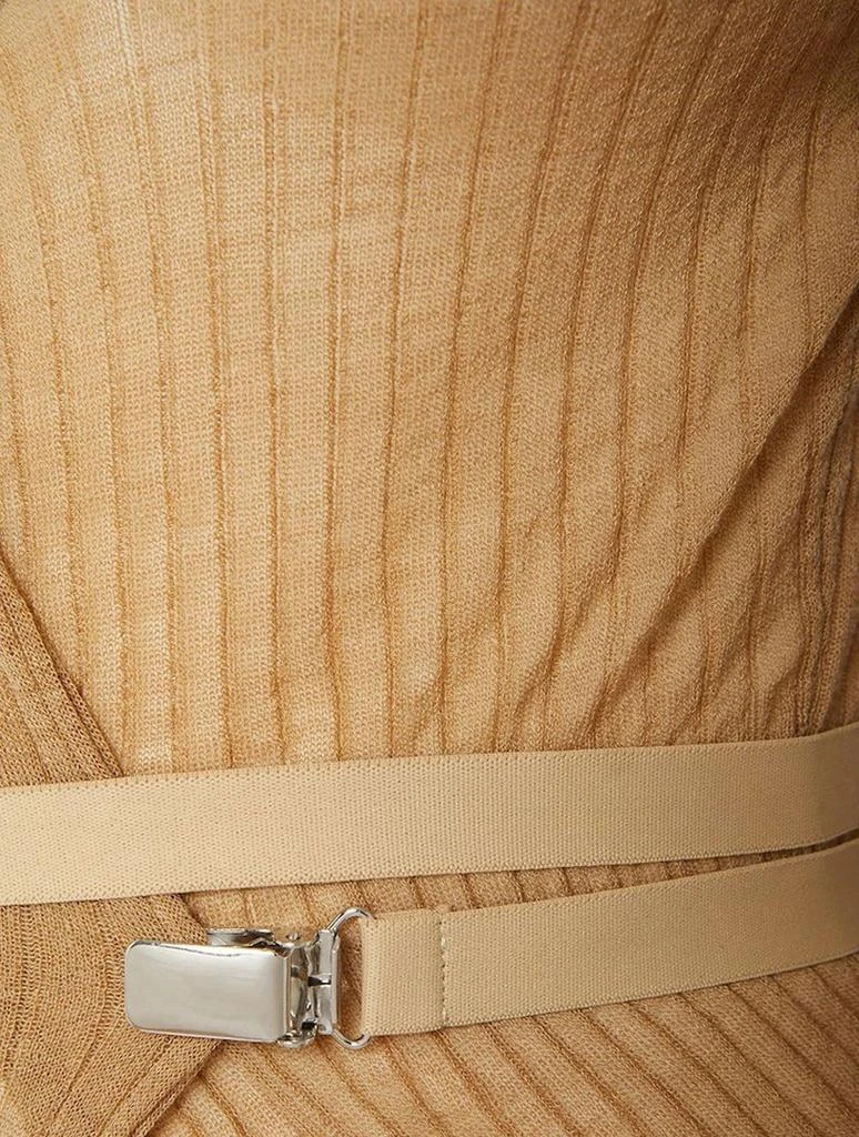 商品Max Mara|Sportmax	Buckle Detailed Long-Sleeved Cardigan,价格¥2703,第3张图片详细描述