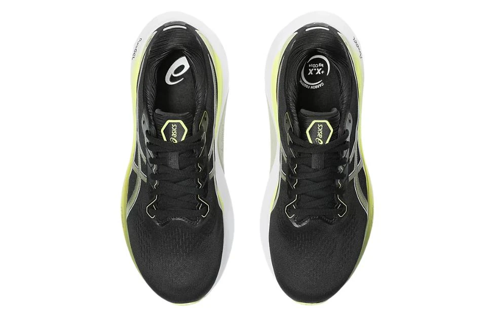 商品[国内直发] Asics|Gel-Kayano 30 舒适百搭 织物合成革减震防滑耐磨透气 低帮 马�拉松跑步鞋 男款 黑黄,价格¥988,第6张图片详细描述