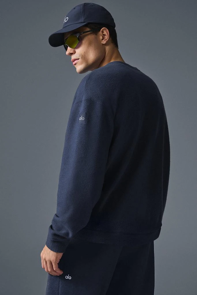 商品Alo|Triumph Restore Crew Neck Sweatshirt - Navy,价格¥676,第2张图片详细描述