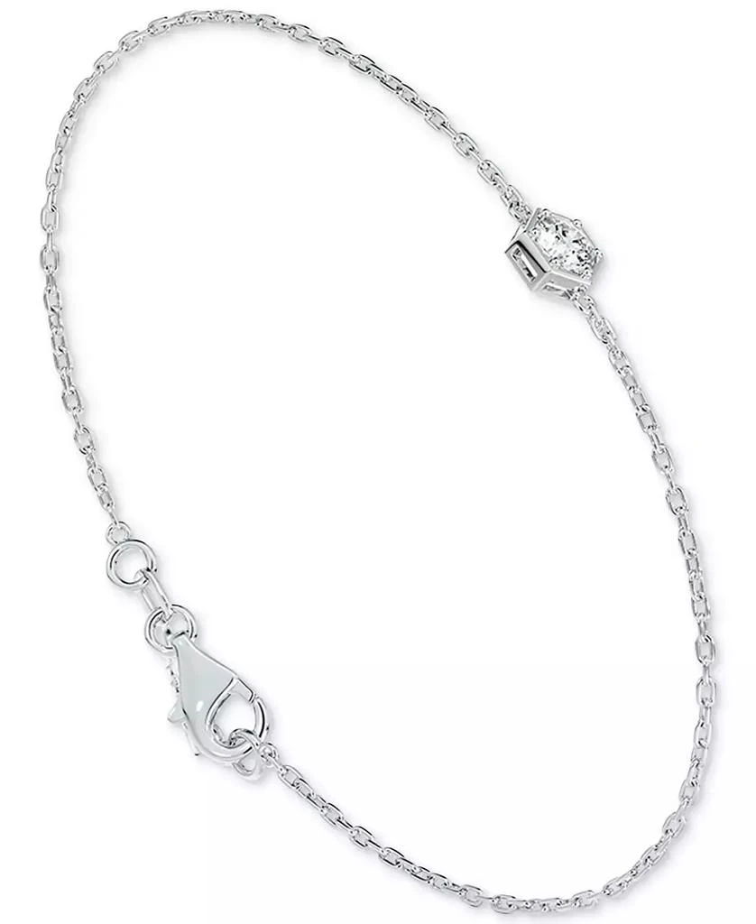 Diamond Honeycomb Solitaire Chain Bracelet (1/5 ct. t.w.) in 14k White or Yellow Gold 商品