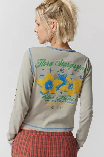 Floral Stargaze Clubhouse Long Sleeve Tee 商品