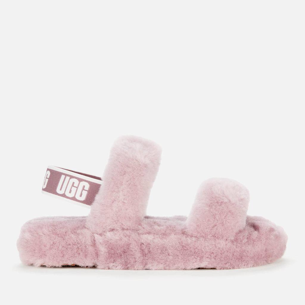 商品UGG|UGG Kids' Oh Yeah Slippers - Shadow,价格¥264,第1张图片
