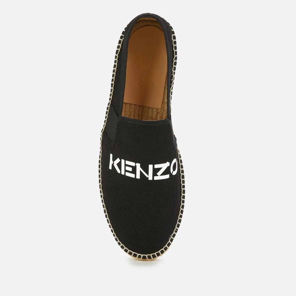 商品Kenzo|KENZO Men's Kenzo Logo Elastic Espadrilles - Black,价格¥960,第3张图片详细描述