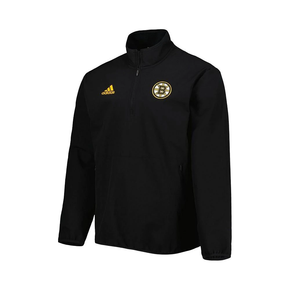 商品Adidas|Men's Black Boston Bruins COLD.RDY Quarter-Zip Jacket,价格¥732,第3张图片详细描述