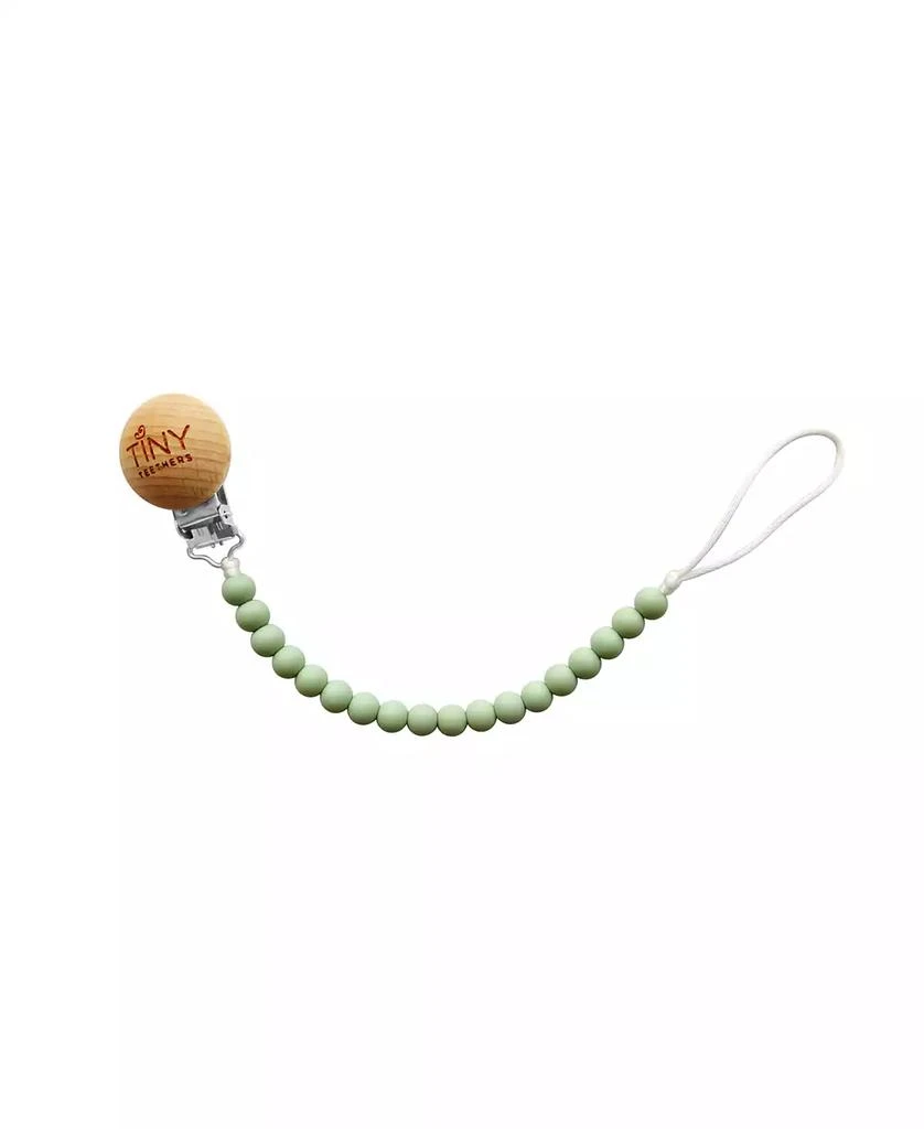 商品Tiny Teethers Designs|3 Stories Trading Tiny Teethers Infant Silicone Pacifier Clip,价格¥135,第1张图片