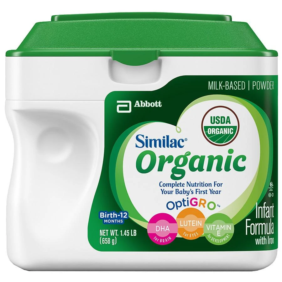 商品Similac|Similac Advance Organic 有机婴儿配方奶粉1段 658g,价格¥237,第1张图片