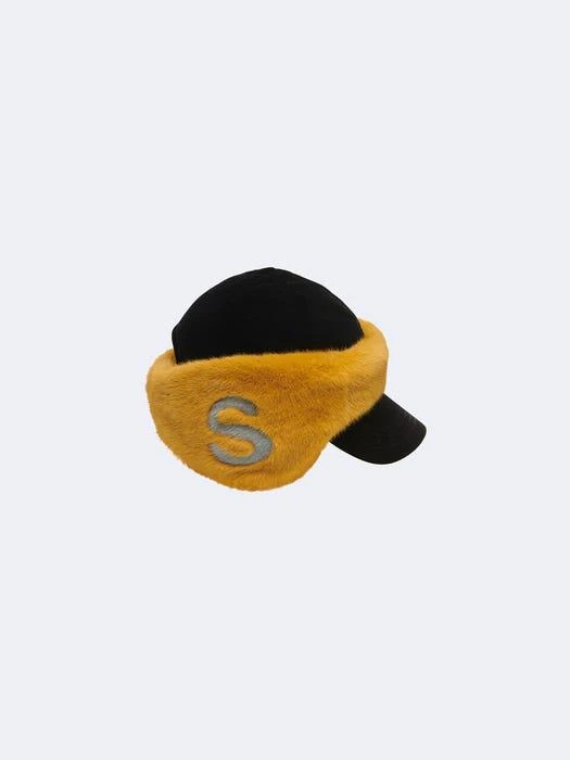 商品SHINJEO|Kimmy Earmuffs _ Mustard / Light blue,价格¥3718,第3张图片详细描述