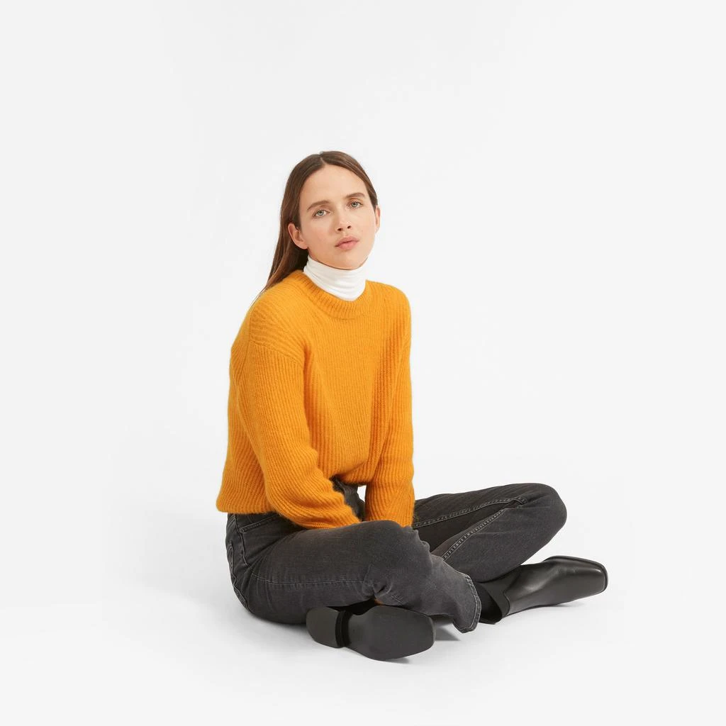 商品Everlane|Alpaca 宽松款圆领羊驼毛衫,价格¥562,第4张图片详细描述