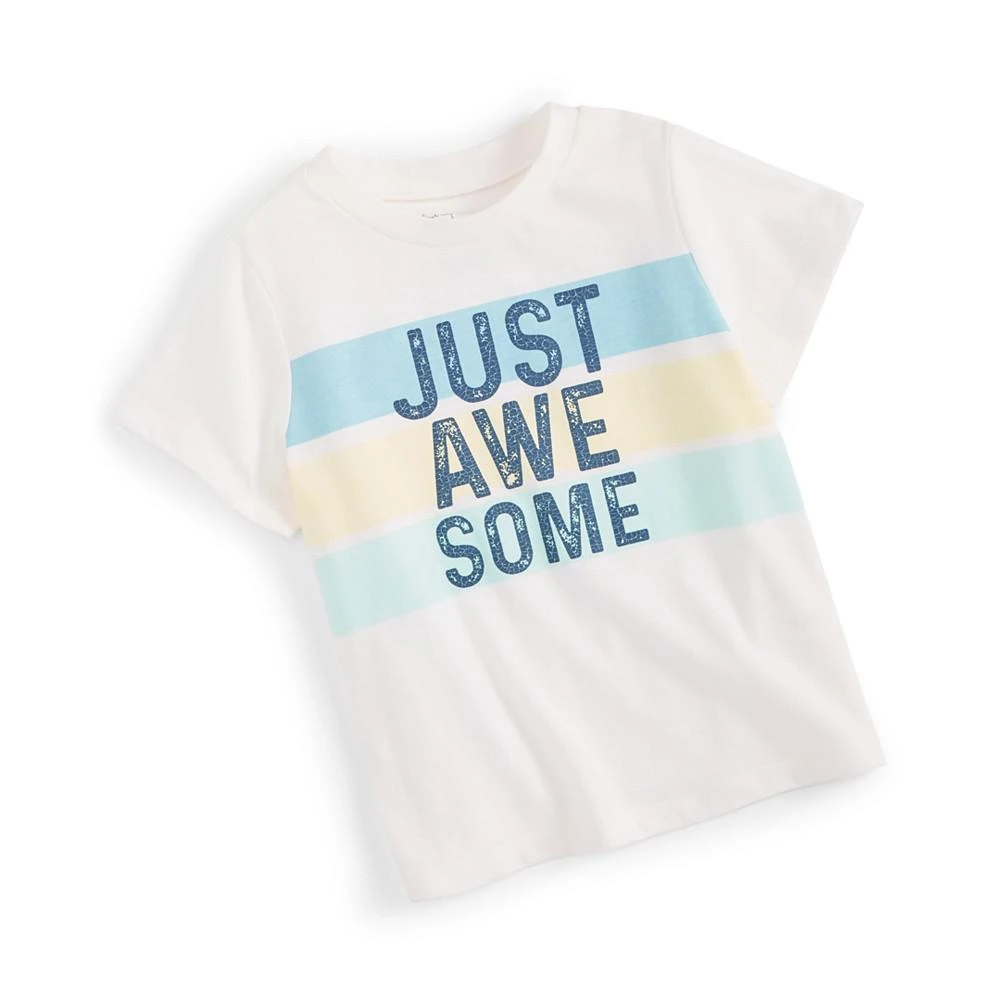 商品First Impressions|Baby Boys Just Awesome T-Shirt, Created for Macy's,价格¥38,第1张图片