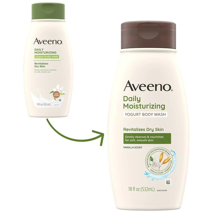 商品Aveeno|Daily Moisturizing Yogurt Body Wash Vanilla and Oat,价格¥82,第4张图片详细描述