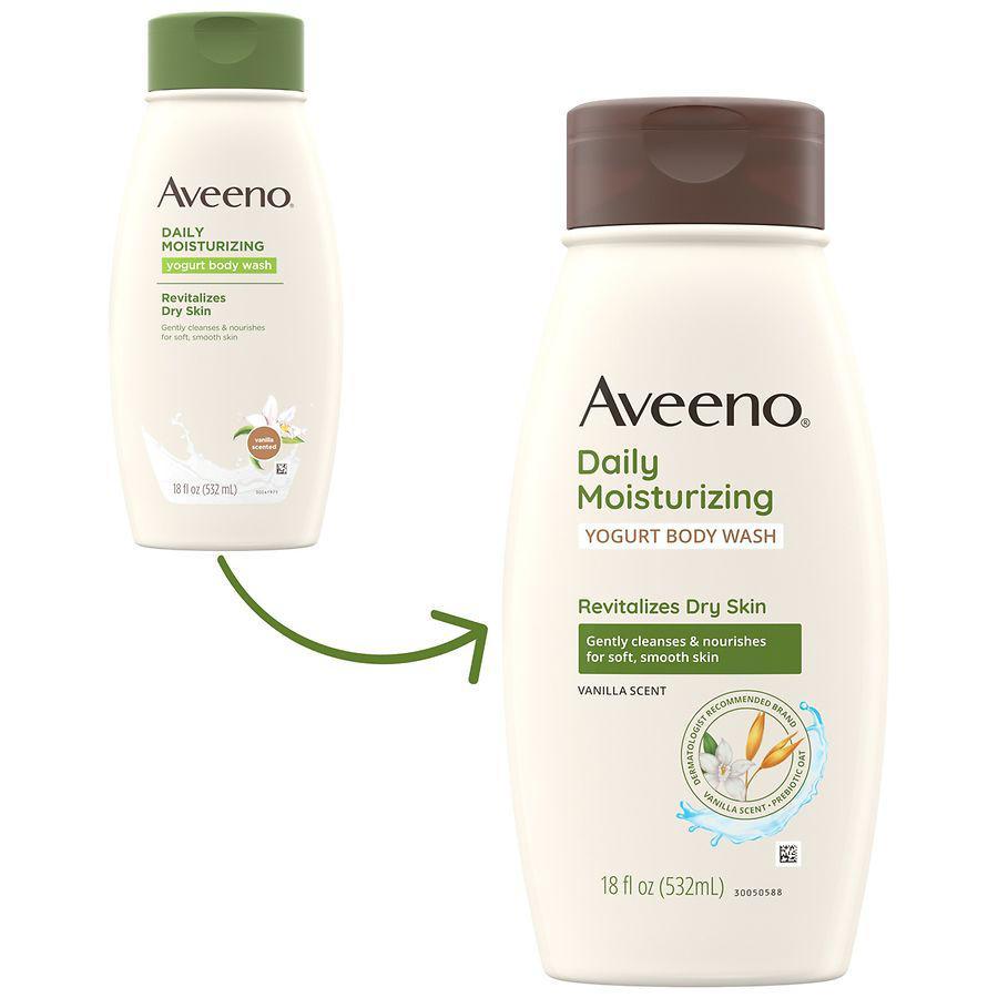 商品Aveeno|Daily Moisturizing Yogurt Body Wash Vanilla and Oat,价格¥69,第5张图片详细描述