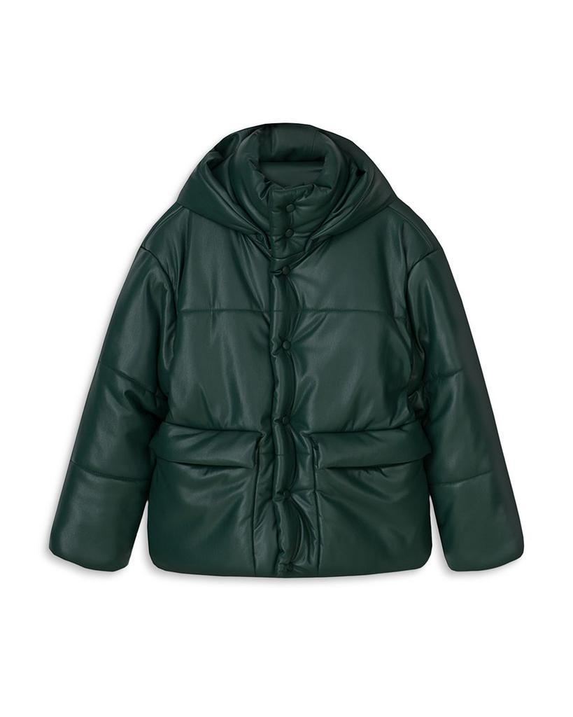 商品Nanushka|Hide Faux Leather Puffer Jacket,价格¥7413,第1张图片