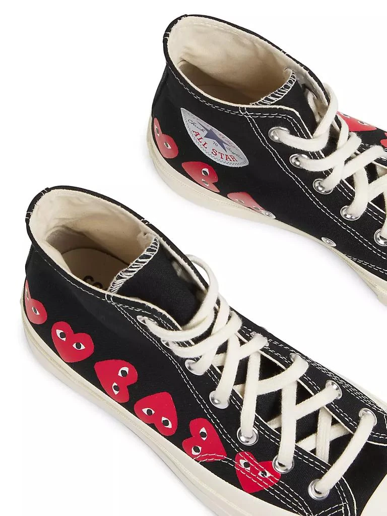 商品Comme des Garcons|CdG PLAY x Converse Chuck Taylor All Star Heart High-Top Sneakers,价格¥1107,第4张图片详细描述