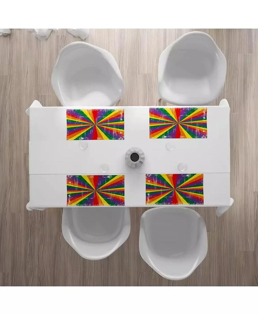 商品Ambesonne|Pride Place Mats, Set of 4,价格¥237,第2张图片详细描述