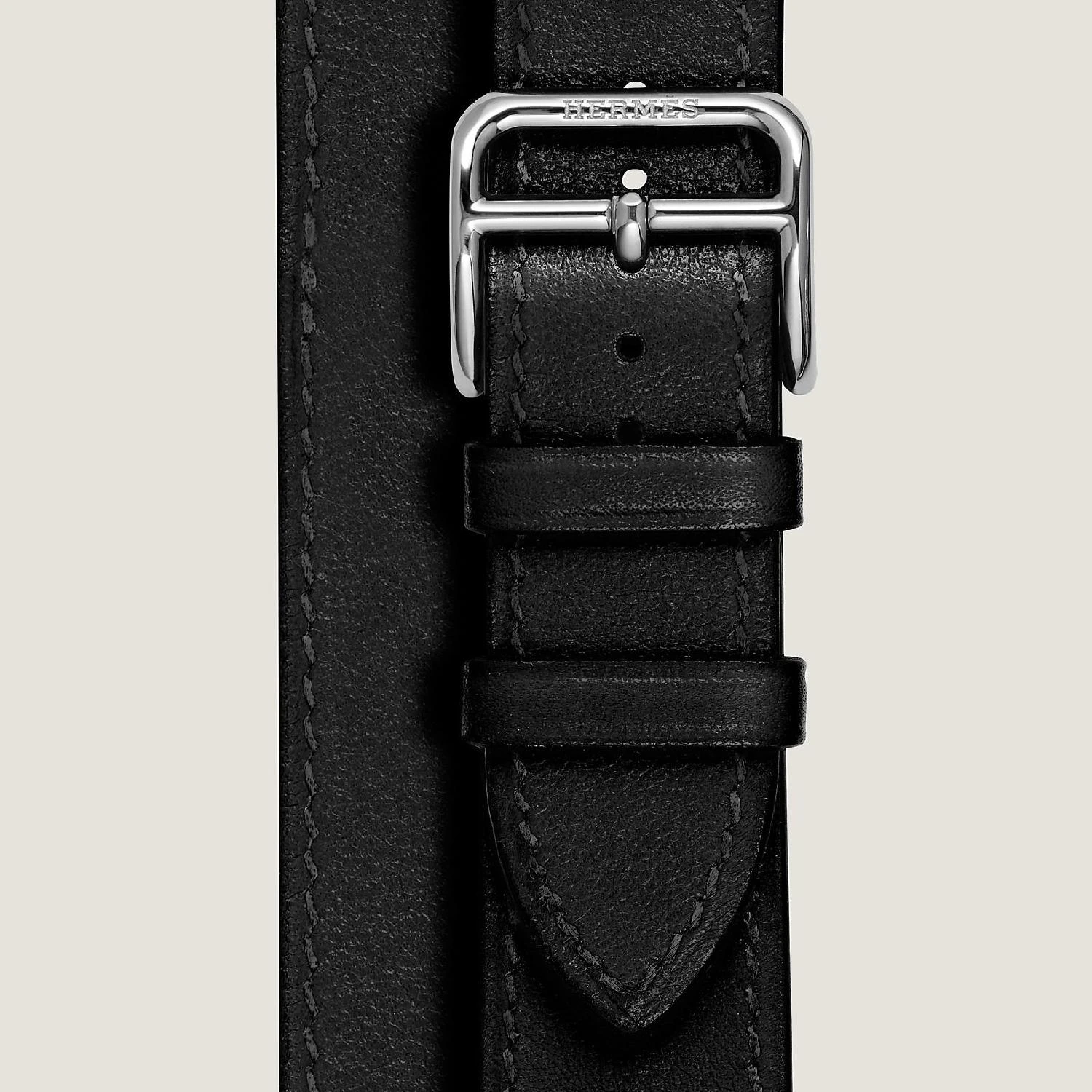 商品Hermes|【预售】 爱马仕 24秋冬 女士 手表带 Bracelet pour Heure H Moyen modèle 30 mm, double tour WKB0087WK89212,价格¥3858,第1张图片
