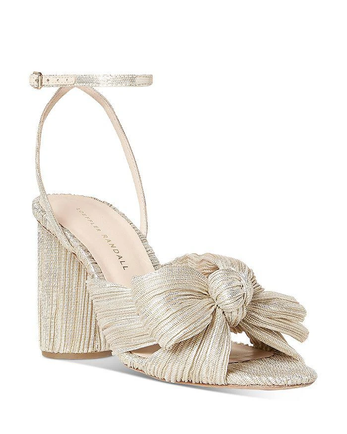 商品Loeffler Randall|Women's Camellia Bow High Heel Sandals,价格¥2974,第1张图片