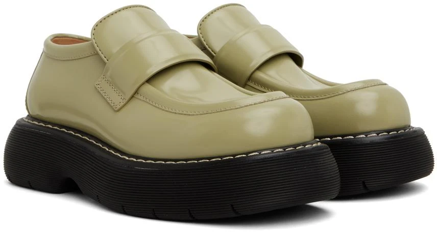 商品Bottega Veneta|Green Swell Loafers,价格¥9847,第4张图片详细描述