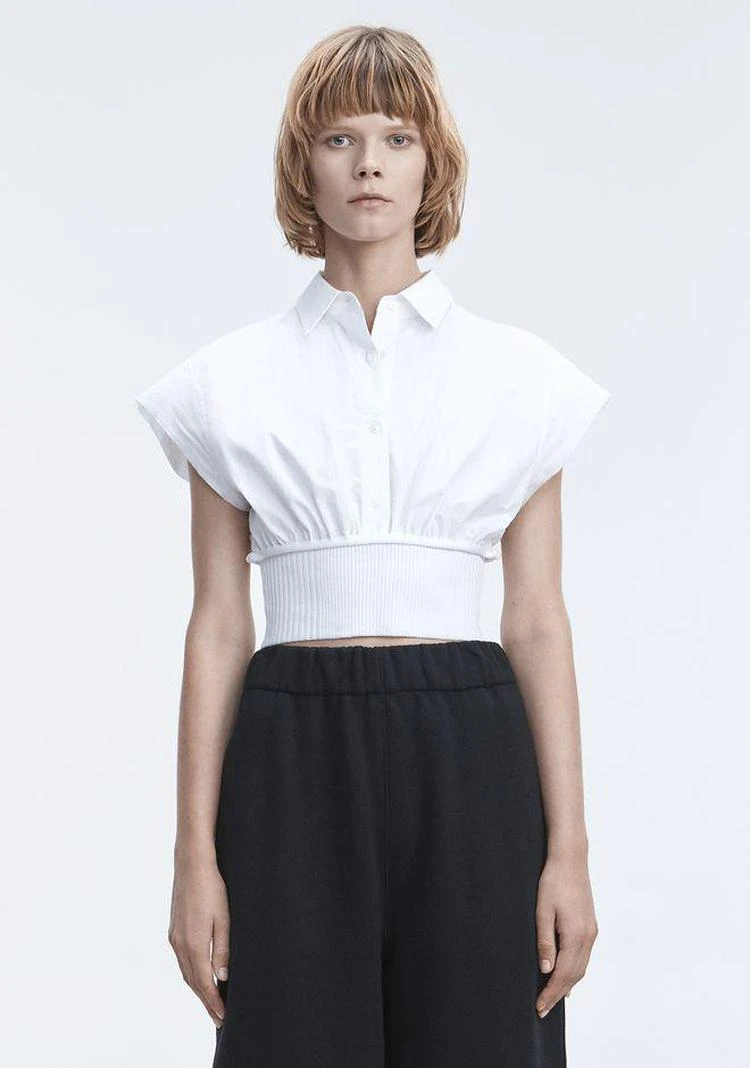 商品Alexander Wang|WASHED POPLIN TOP ,价格¥753,第3张图片详细描述