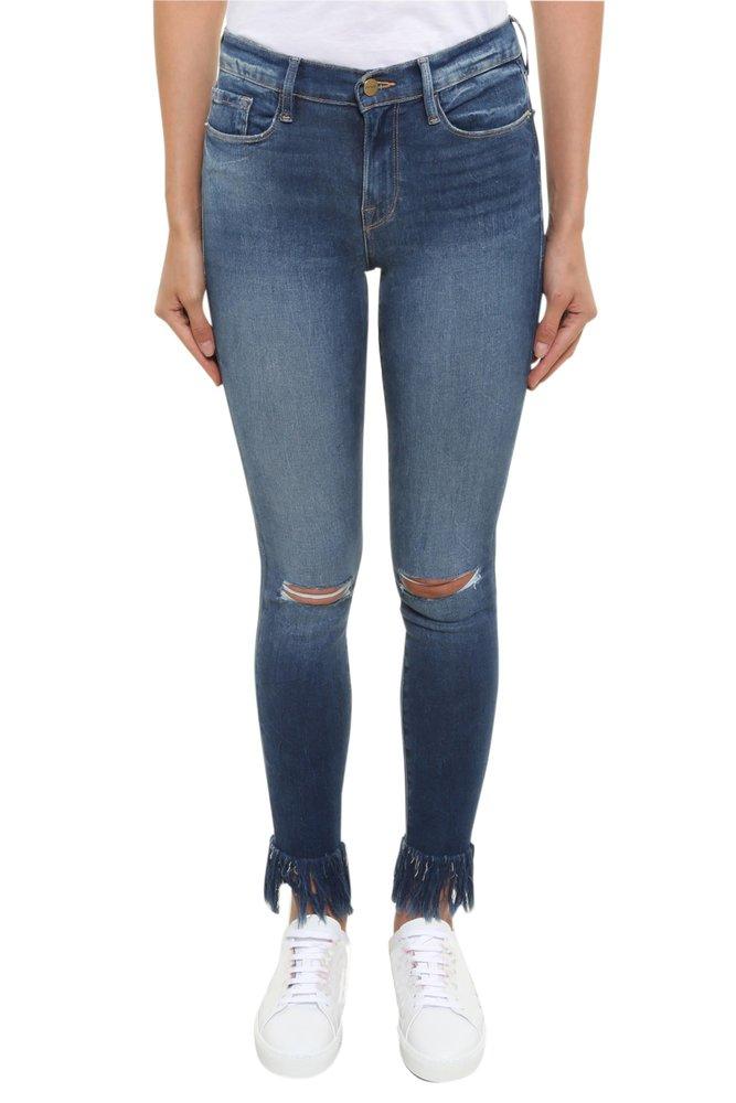 Frame Frayed Edges Jeans商品第1张图片规格展示