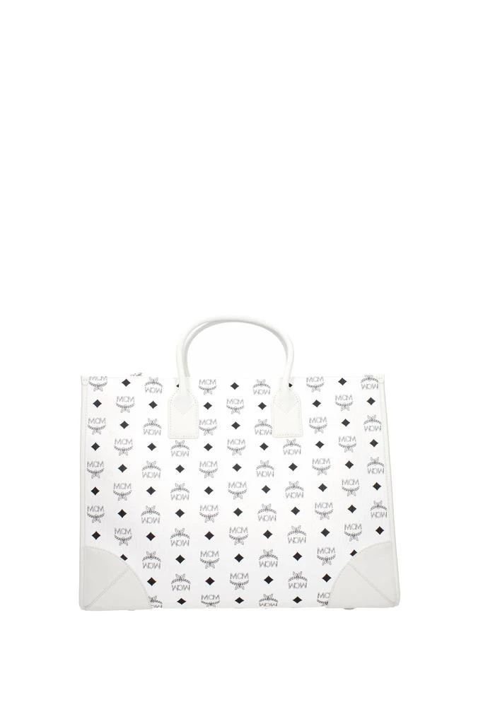 商品MCM|Handbags munchen Leather White Optic White,价格¥7546,第3张图片详细描述