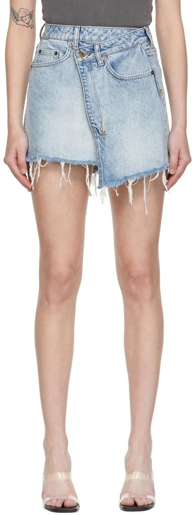商品Ksubi|Blue Rap Miniskirt,价格¥711,第1张图片