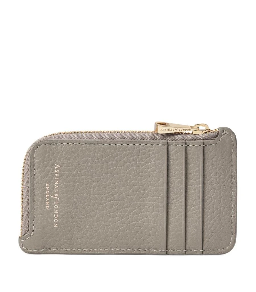 商品Aspinal of London|Small Leather Zipped Card Holder,价格¥579,第1张图片