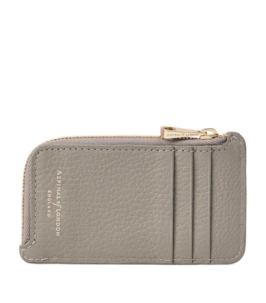 商品Aspinal of London|Small Leather Zipped Card Holder,价格¥540,第1张图片