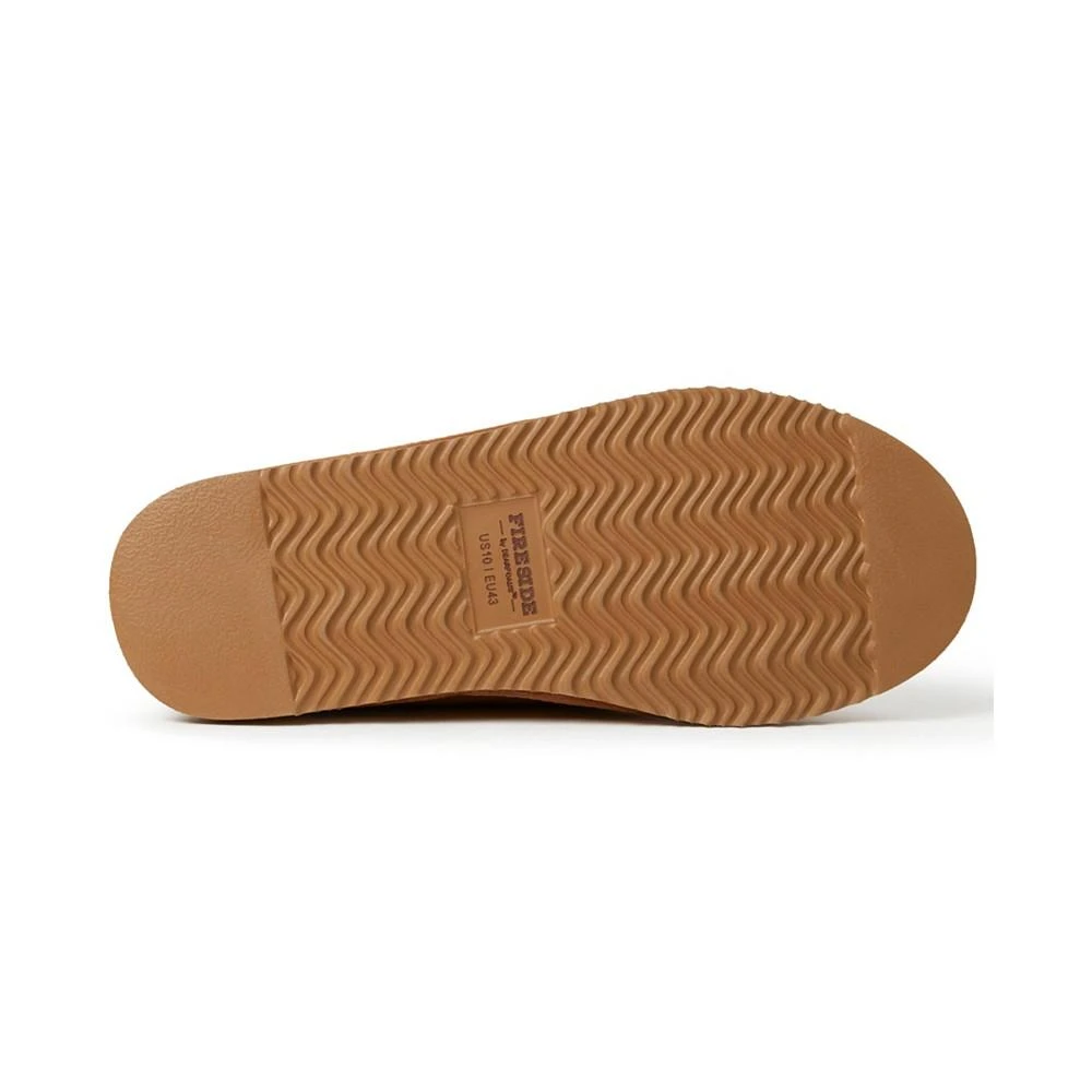 商品Dear Foams|Fireside by Dearfoam Men's Hobart Genuine Shearling Closed Back Slippers,价格¥376,第4张图片详细描述