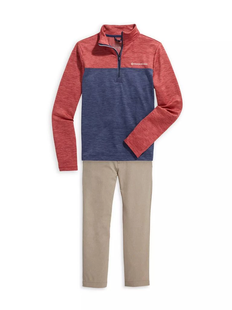 商品Vineyard Vines|Little Boy's & Boy's Performance Shep Shirt,价格¥221,第2张图片详细描述