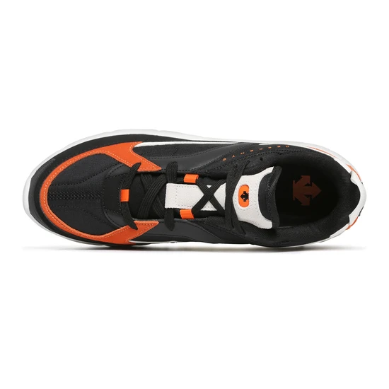 【享贝家】DESCENTE 迪桑特 厚底舒适休闲运动鞋 男女同款 橙黑色 SM313LCR92-ORBK 商品