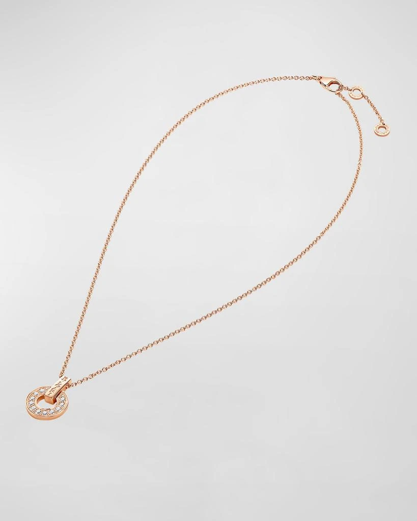 商品BVLGARI|BVLGARI BVLGARI Rose Gold Diamond Pendant Necklace,价格¥43149,第2张图片详细描述
