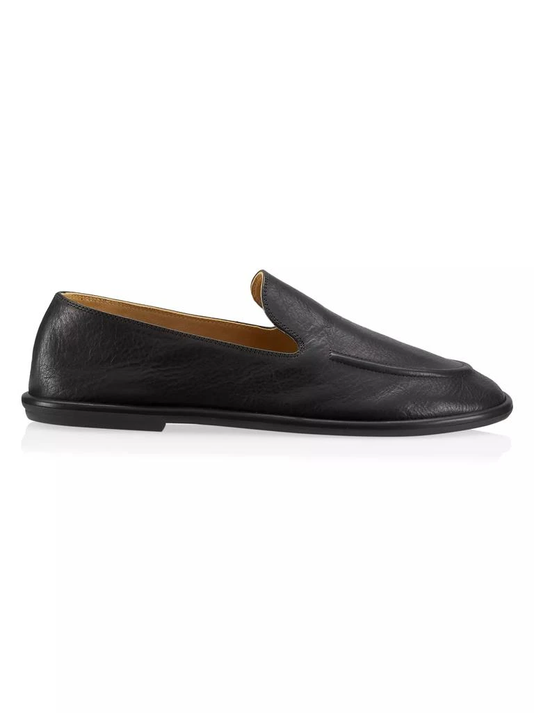 商品The Row|Canal Leather Loafers,价格¥5171,第1张图片