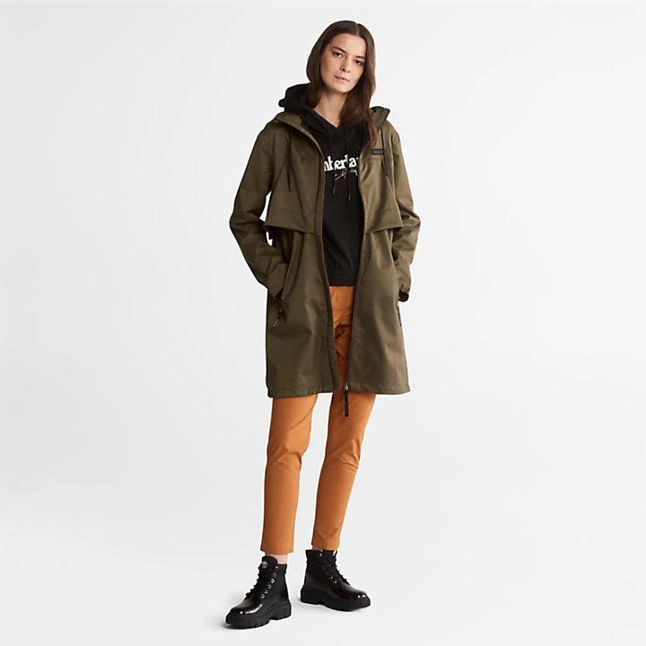 商品Timberland|Waterproof Mid-length Parka for Women in Dark Green,价格¥1156,第3张图片详细描述