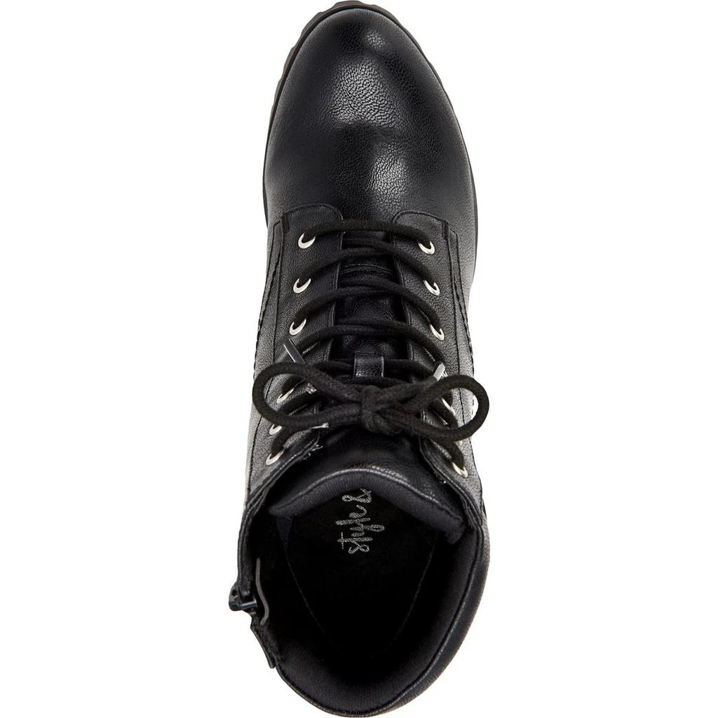 商品Style & Co|Style & Co. Womens Cassyn Lace Up Block Heel Combat Boots,价格¥99,第4张图片详细描述