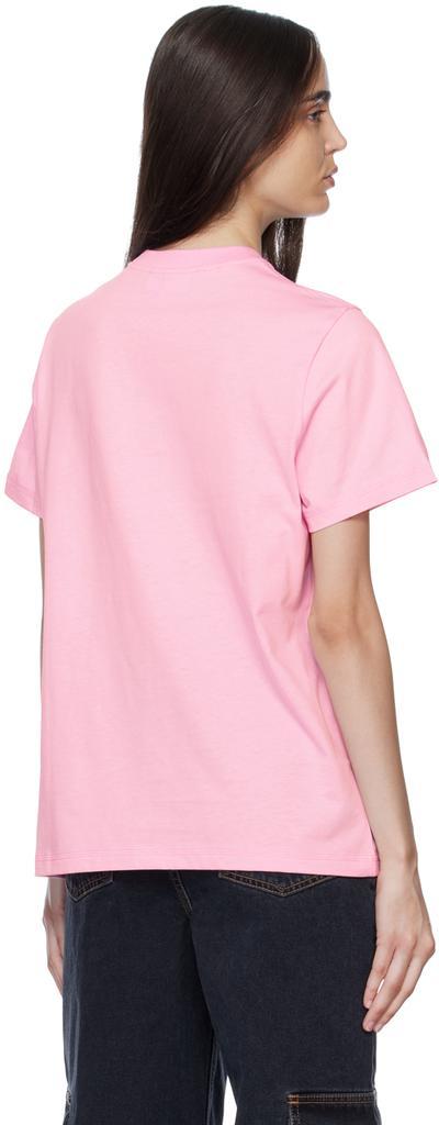 商品Ganni|Pink Smiley T-Shirt,价格¥505,第5张图片详细描述