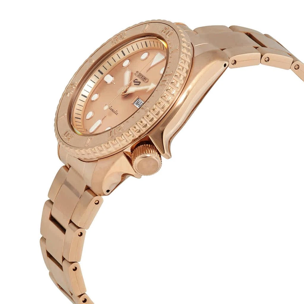 商品Seiko|5 Sports Automatic Rose Gold Dial Men's Watch SRPE72,价格¥1533,第2张图片详细描述