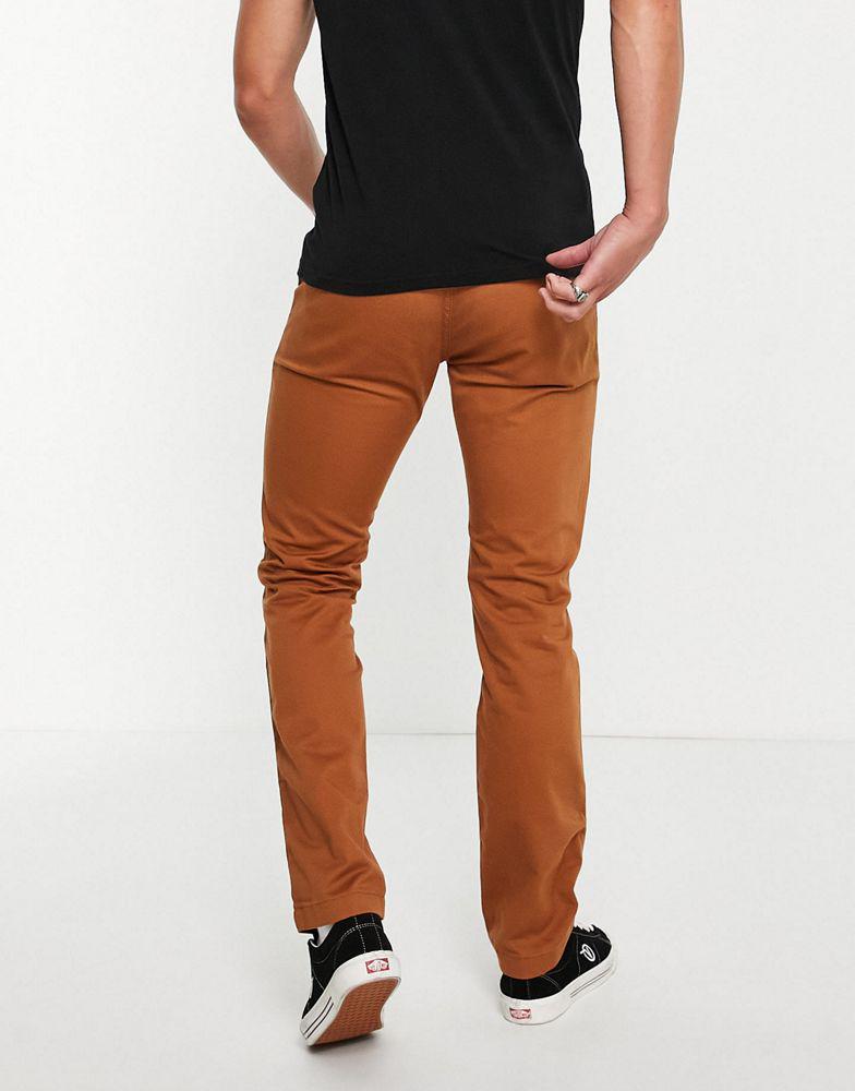 Vans Authentic chino stretch trousers in argan oil商品第2张图片规格展示