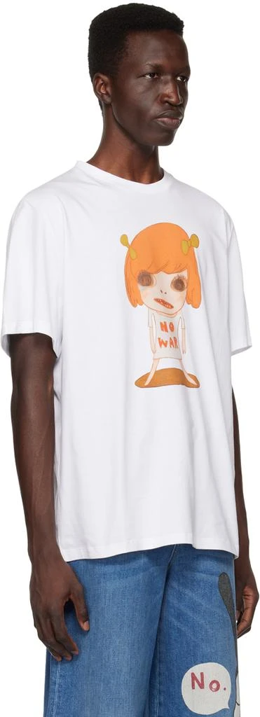 商品Stella McCartney|White Yoshitomo Nara Edition 'No War' T-Shirt,价格¥1324,第2张图片详细描述