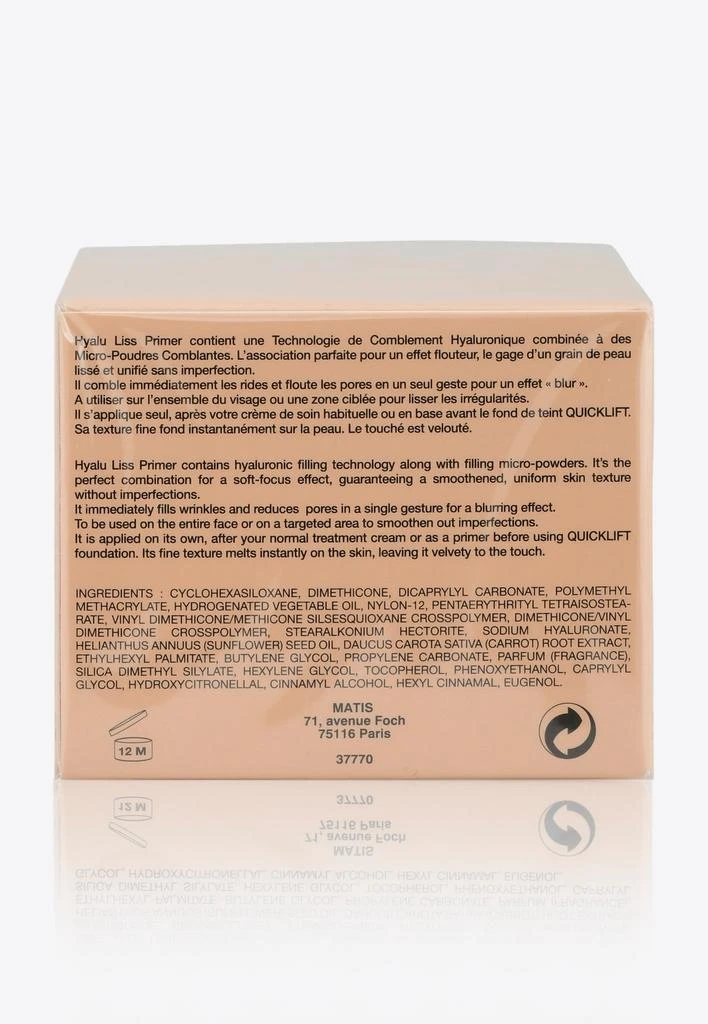 商品Matis Paris|Reponse Teint Hyalu Liss Primer - 15 ml,价格¥491,第2张图片详细描述
