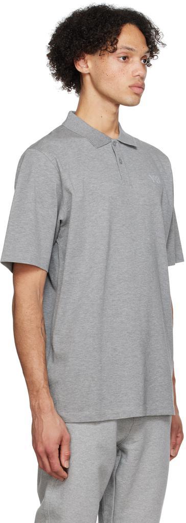 商品Y-3|Gray Classic Polo,价格¥398,第4张图片详细描述